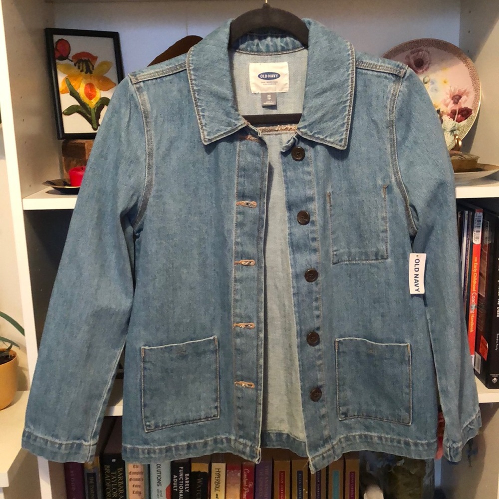 Vintage style denim jacket